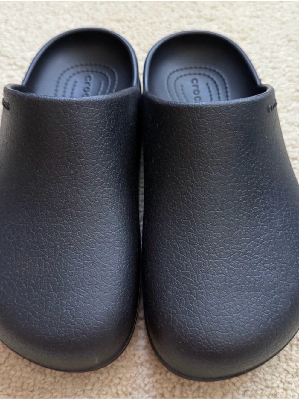 CROCS Matte Black Slip-On Clog